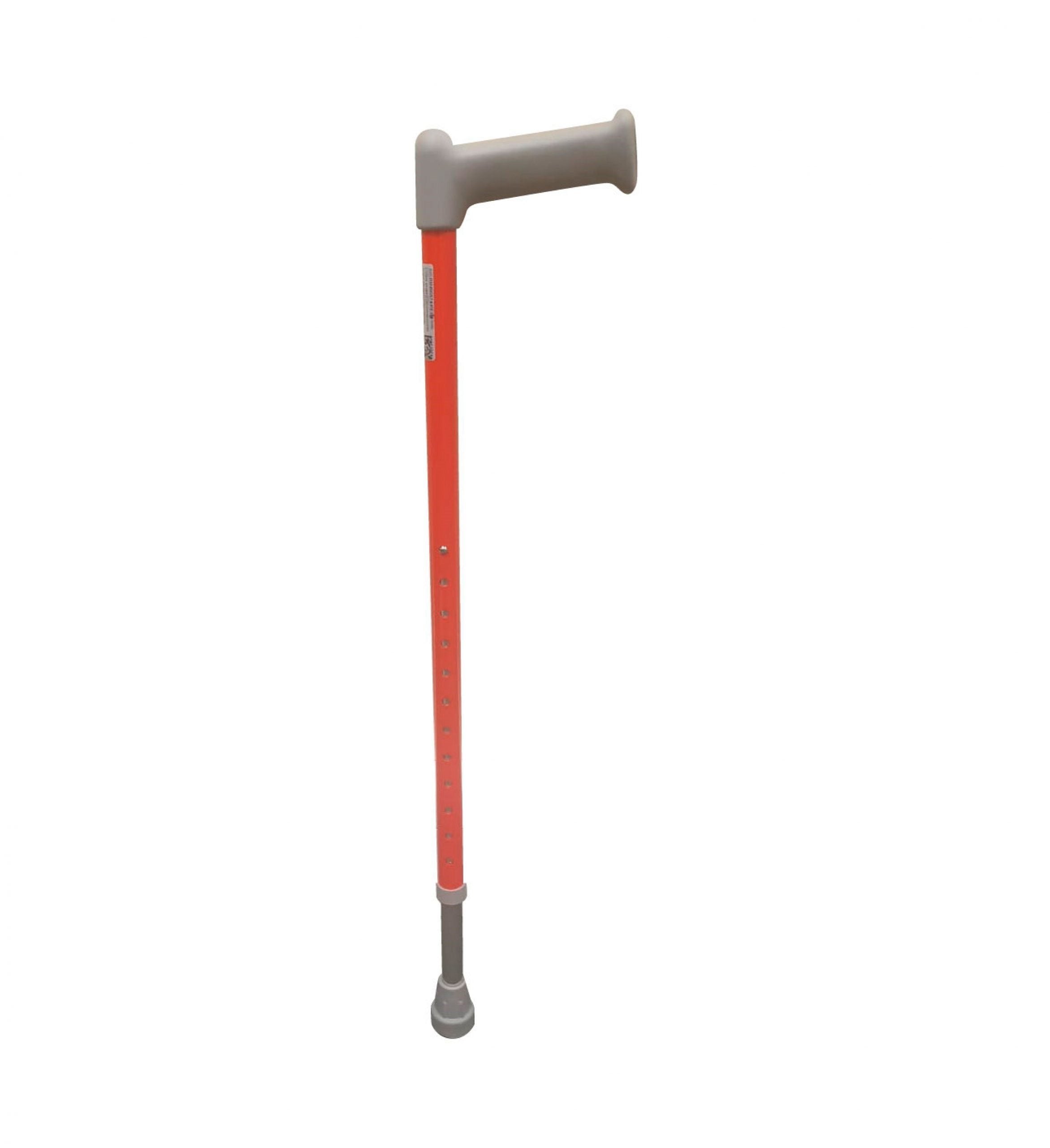 RM490 Dementia Red Adjustable Aluminium Stick