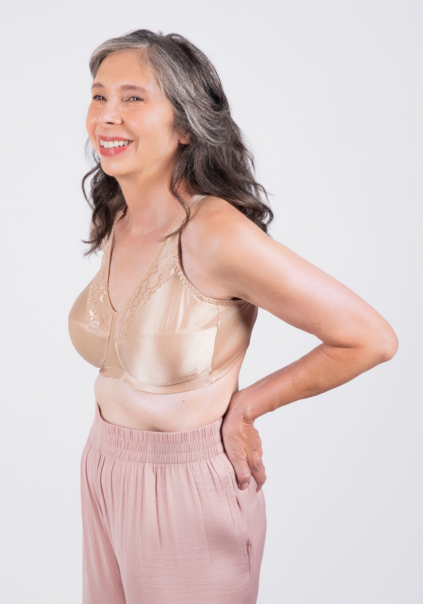 Ava Lace Accent Softcup Bra (6210 - Latte)