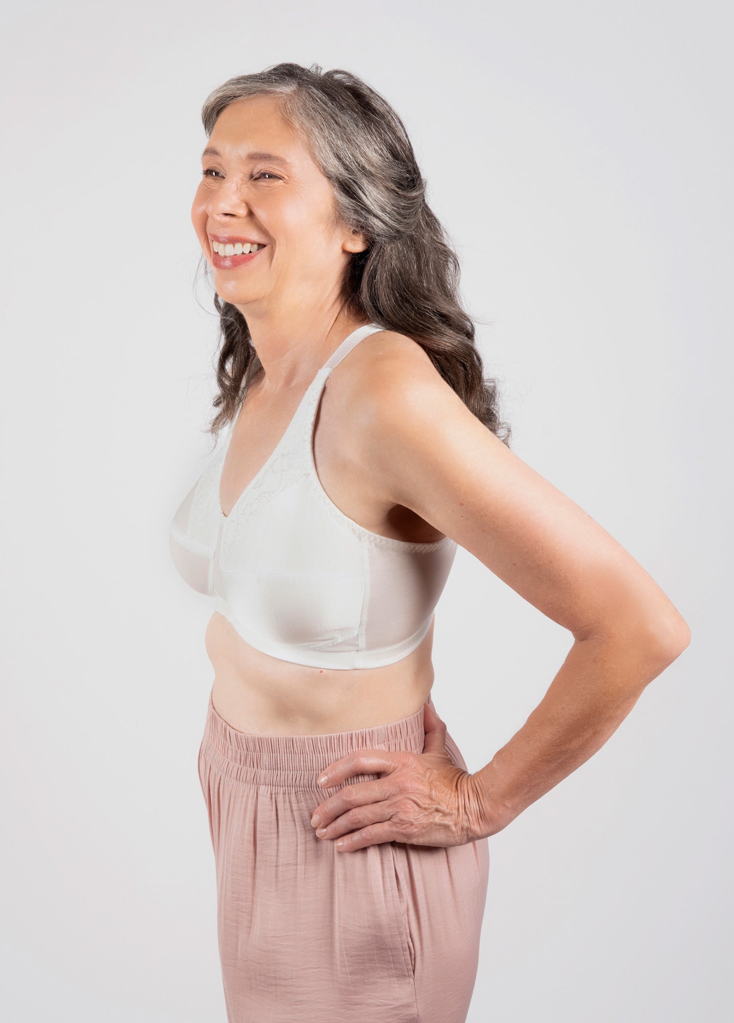 Ava Lace Accent Softcup Bra (6210 - Off White)