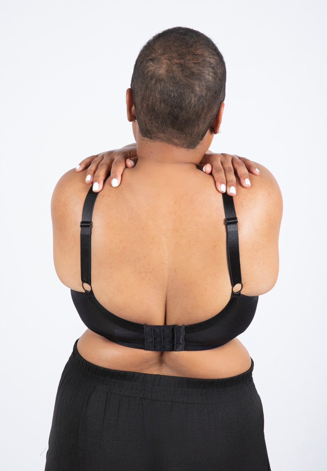 Rosa Lace Camisole Panel Softcup Bra (6419 - Black)