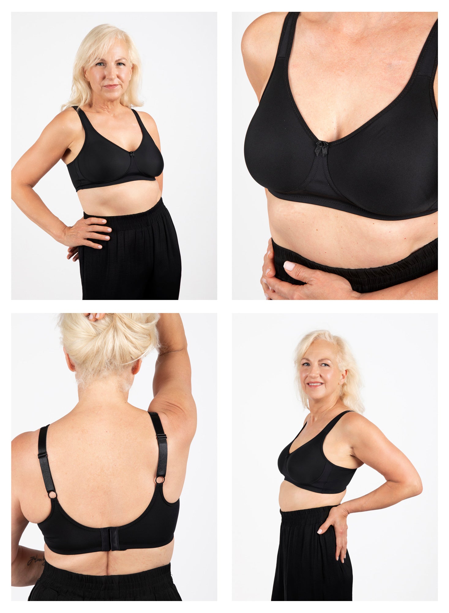 Emma Seamless Smooth Softcup Bra (6440 - Black)