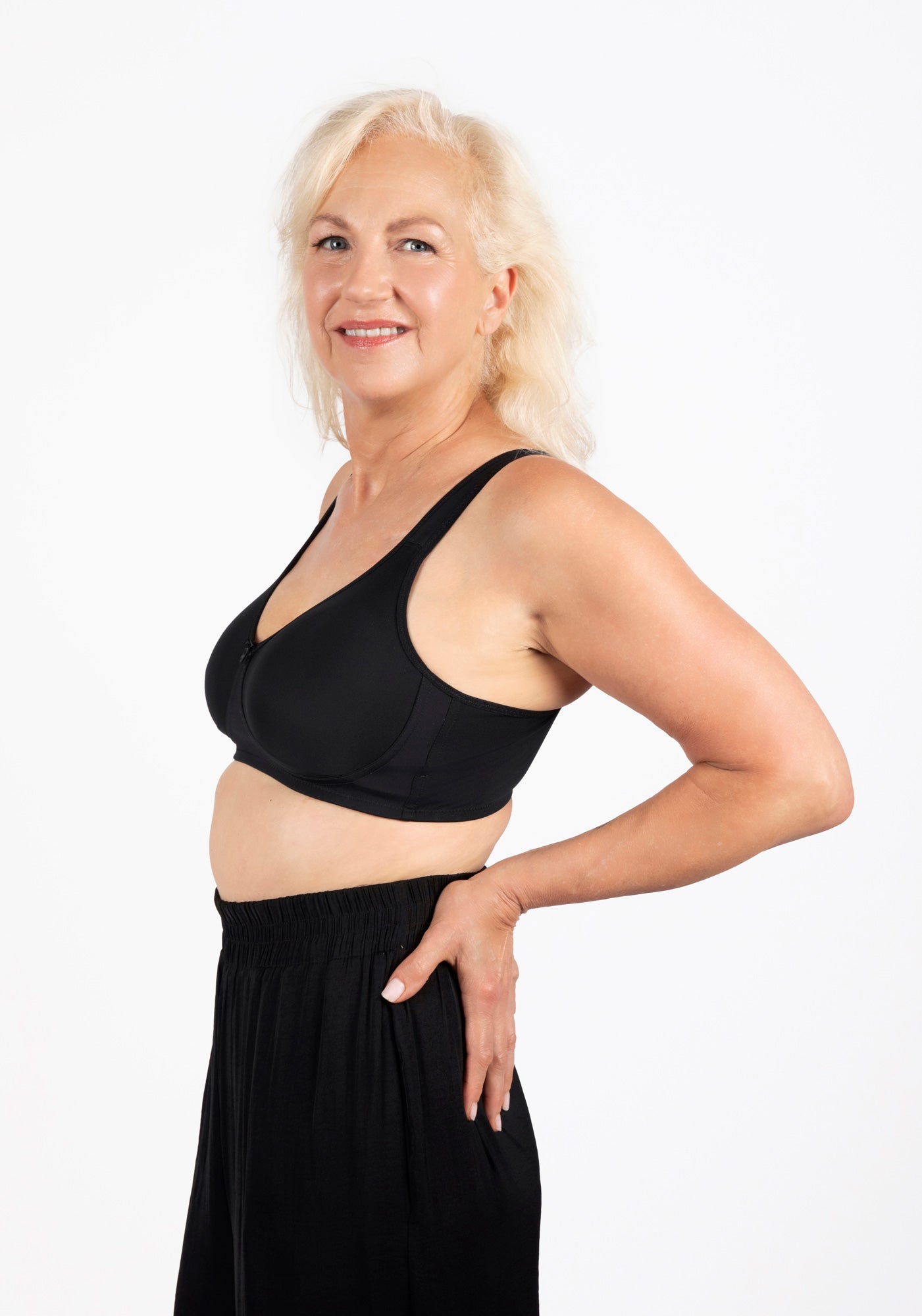 Emma Seamless Smooth Softcup Bra (6440 - Black)