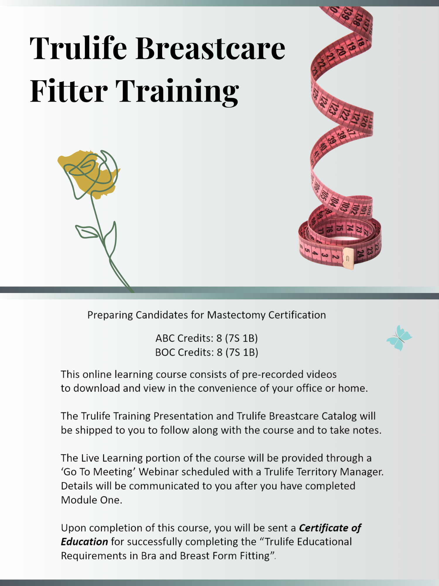 Trulife Breastcare Fitter Training