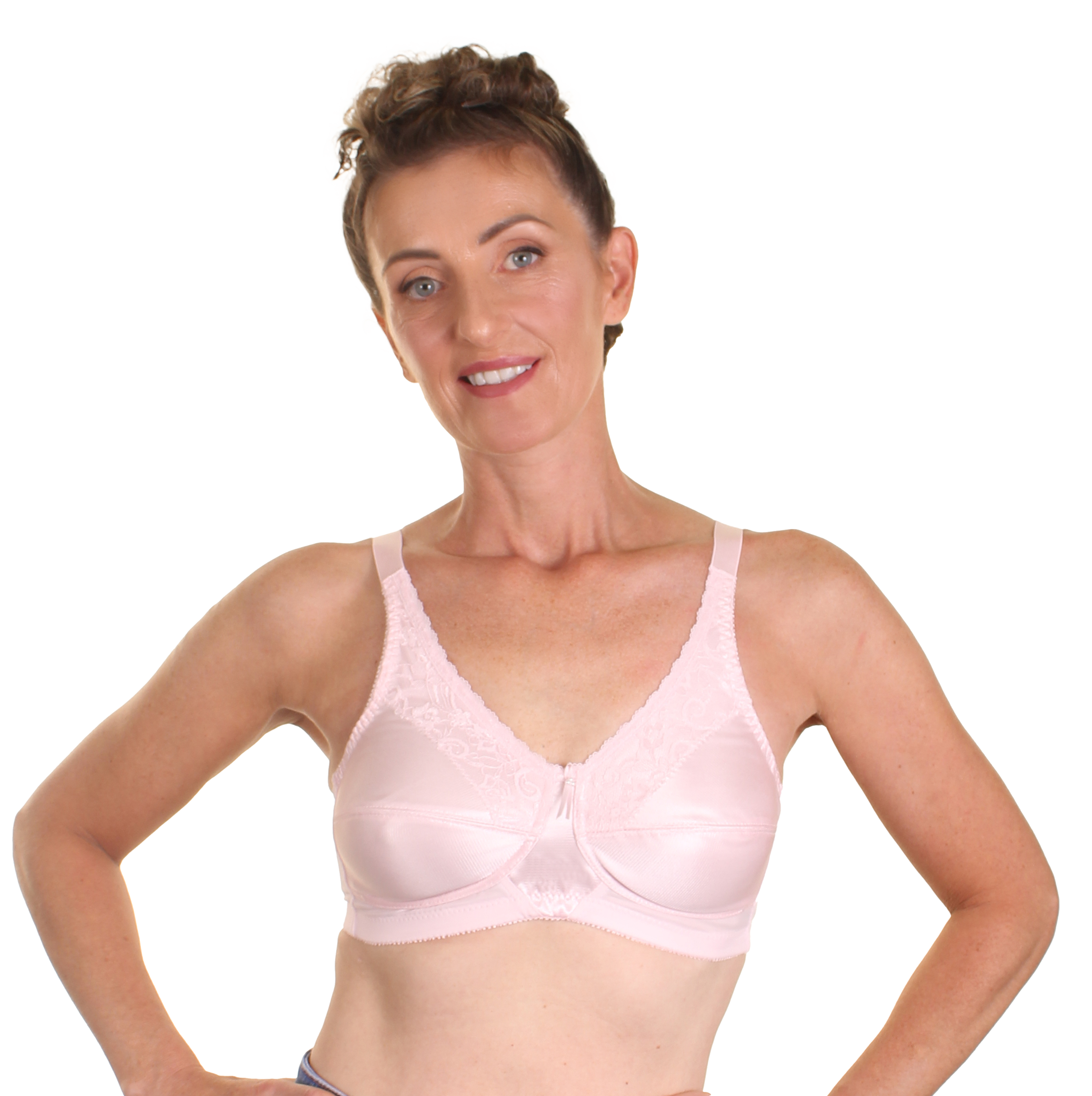 Trulife Barbara Mastectomy Bra Pink - 210 – Breast Care Victoria